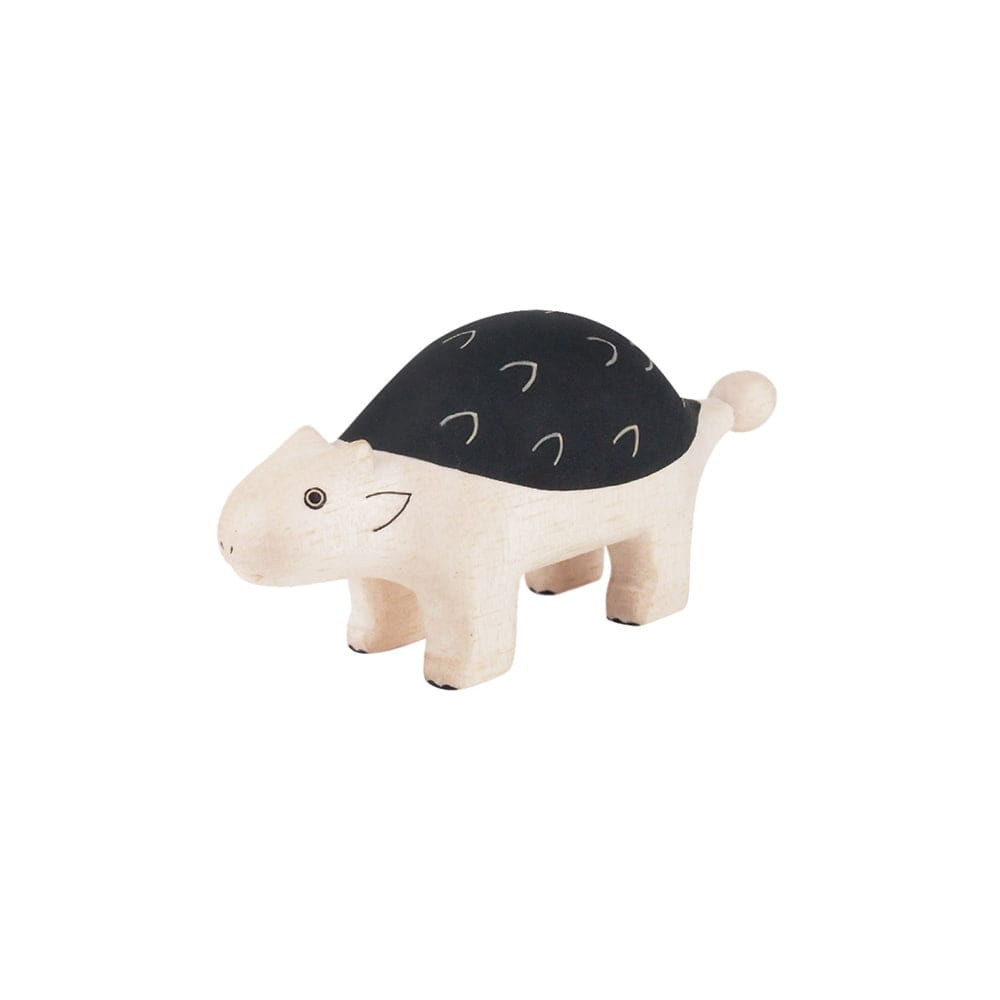 Figurine Ankylosaure en Bois