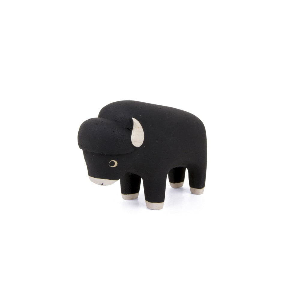 Figurine Bison en Bois