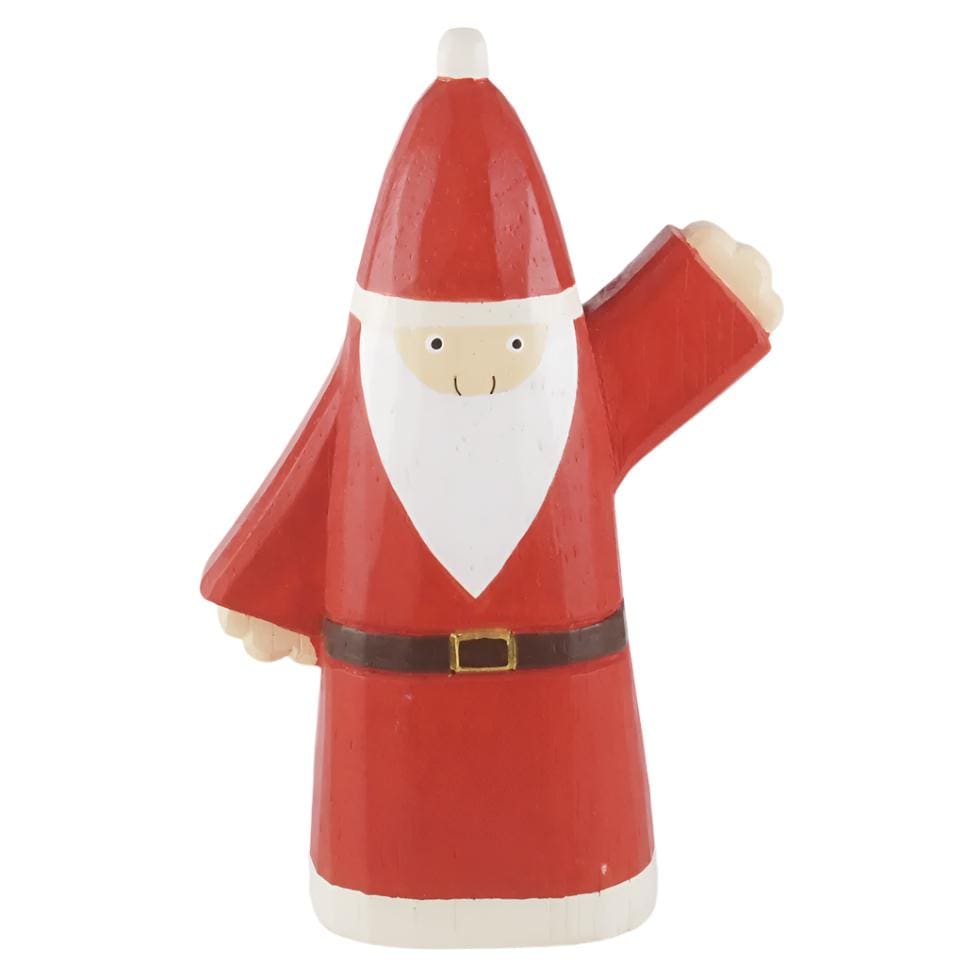Figurine en bois - Bons amis de Noël - Top-là Père Noël - FIGURINES EN BOIS