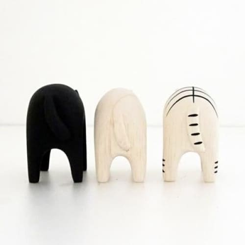 Figurine Chat tigré en Bois