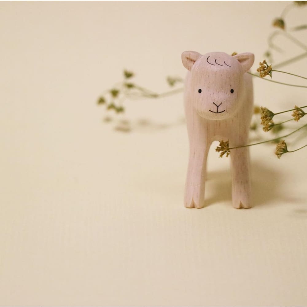 Figurine Brebis en Bois