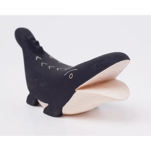 Figurine Mosasaurus en Bois