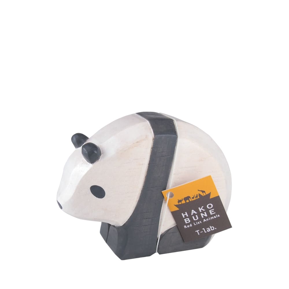 Houten figuur Hakobune - Reuzenpanda