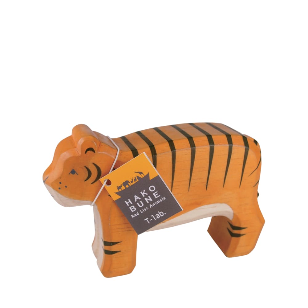 Hakobune Wooden Figurine - Sumatran Tiger