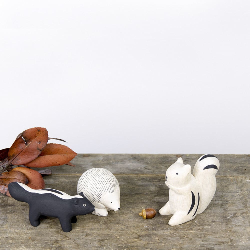 Figurine Hérisson en Bois
