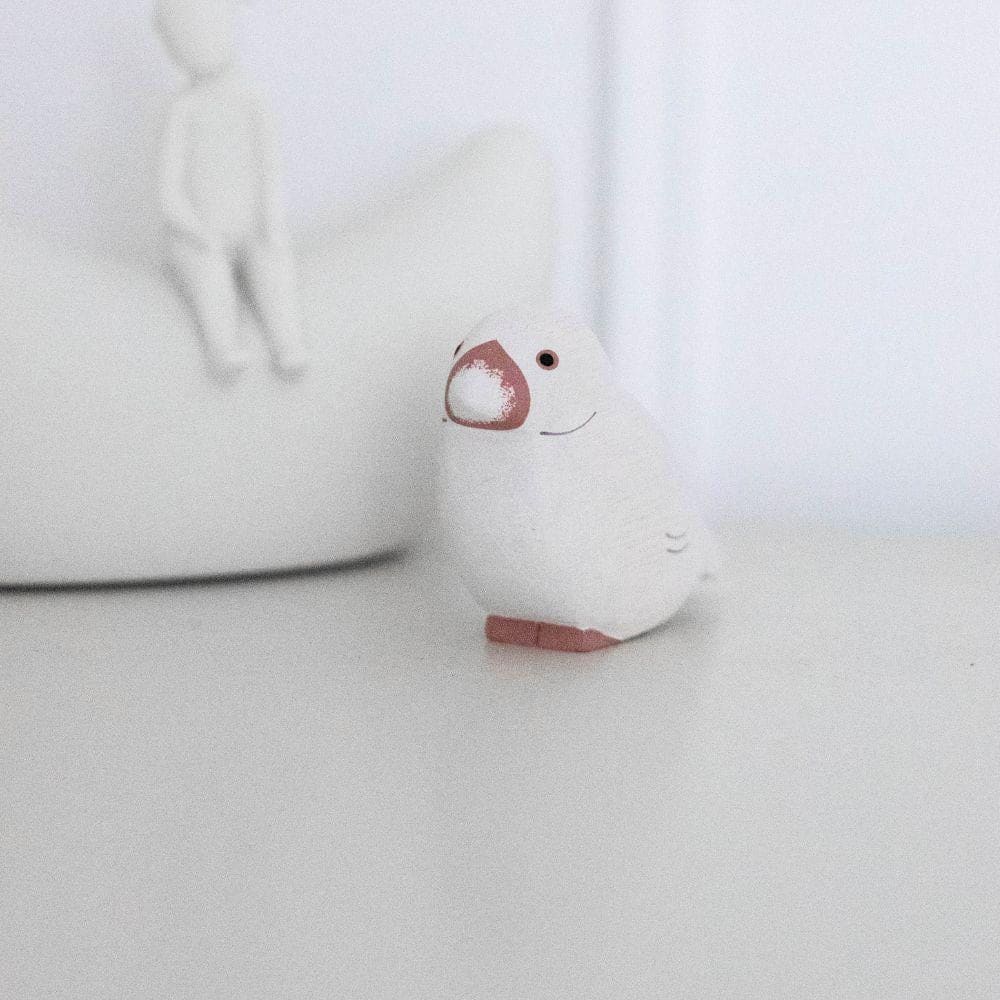 Figurine Moineau Ava en Bois