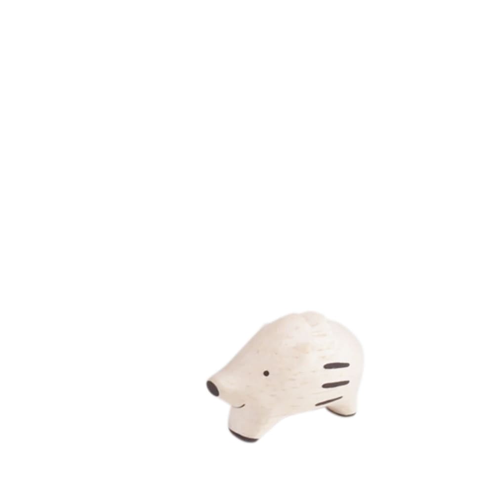 Figurine Sanglier enfant en Bois