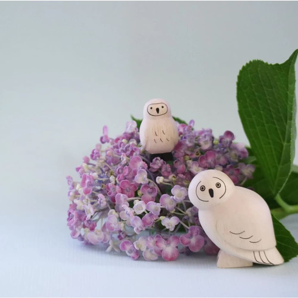 Figurine en bois Oyako - Parent chouette - FIGURINES EN BOIS