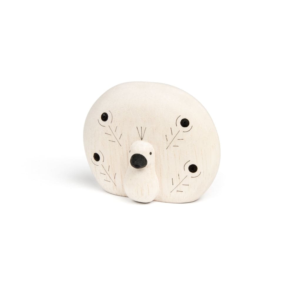 Figurine Paon en Bois
