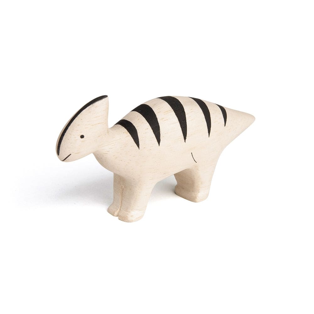 Figurine Parasaurolophus en Bois
