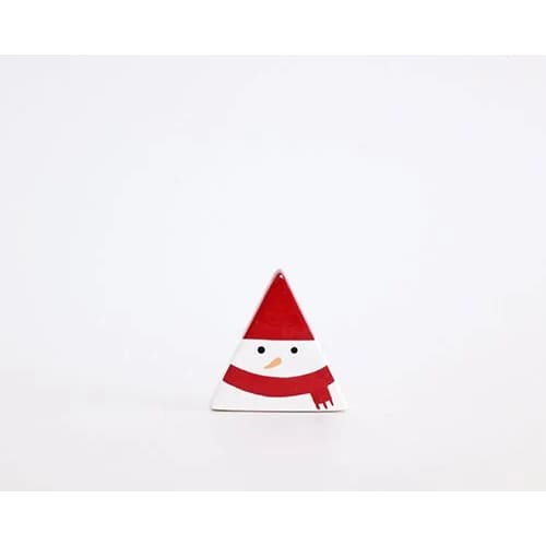 Figurine Bonhomme de Neige Triangulaire de Noël