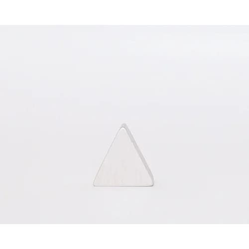 Figurine Père Noël Triangulaire de Noël Argent