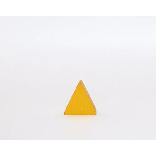 Figurine Père Noël Triangulaire de Noël Or