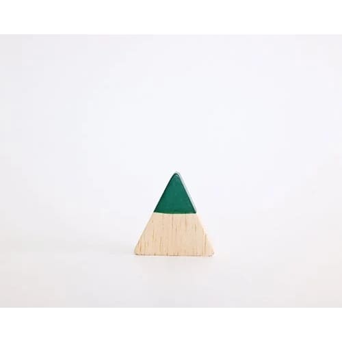 Figurine Sapin Triangulaire de Noël Vert
