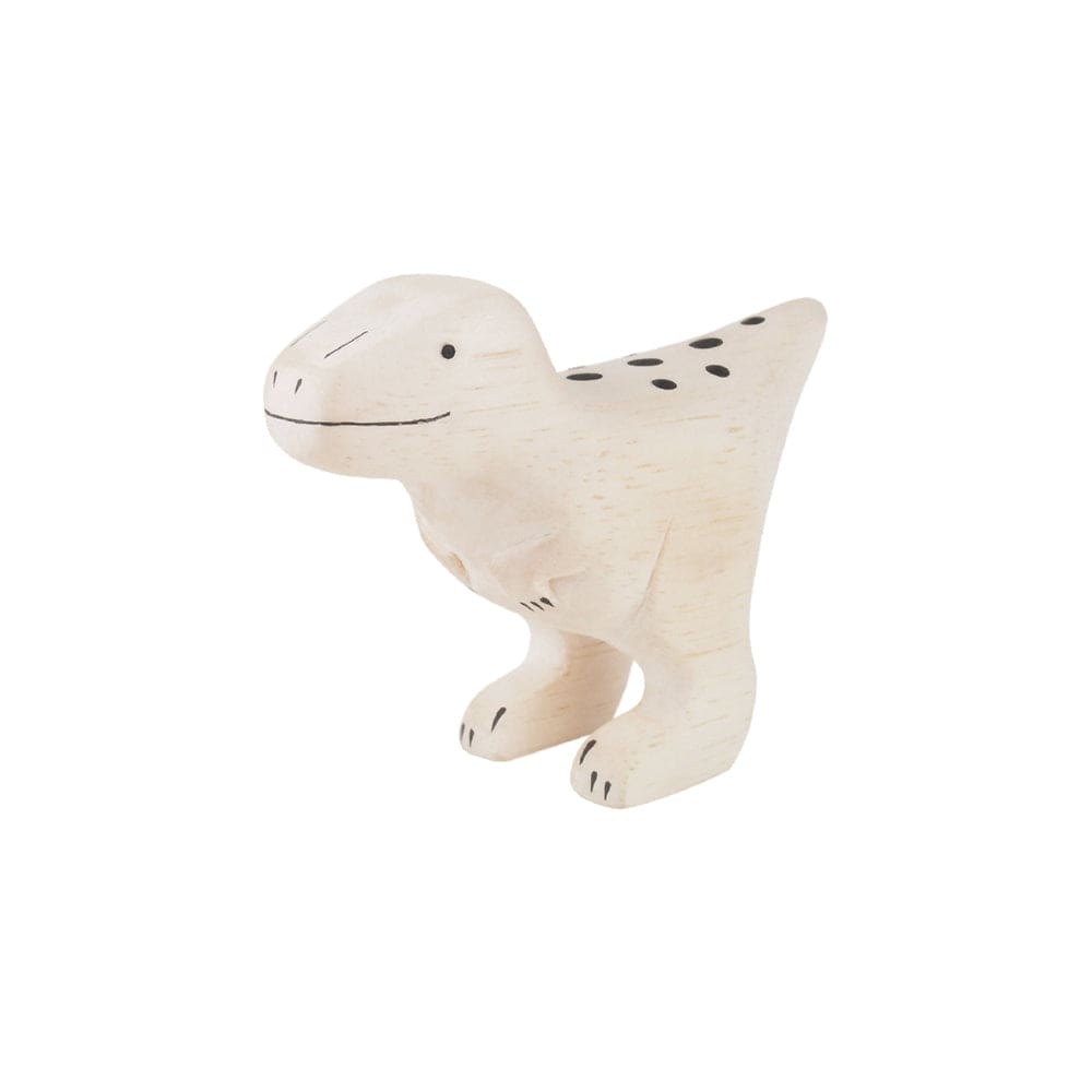 Figurine Velociraptor en Bois