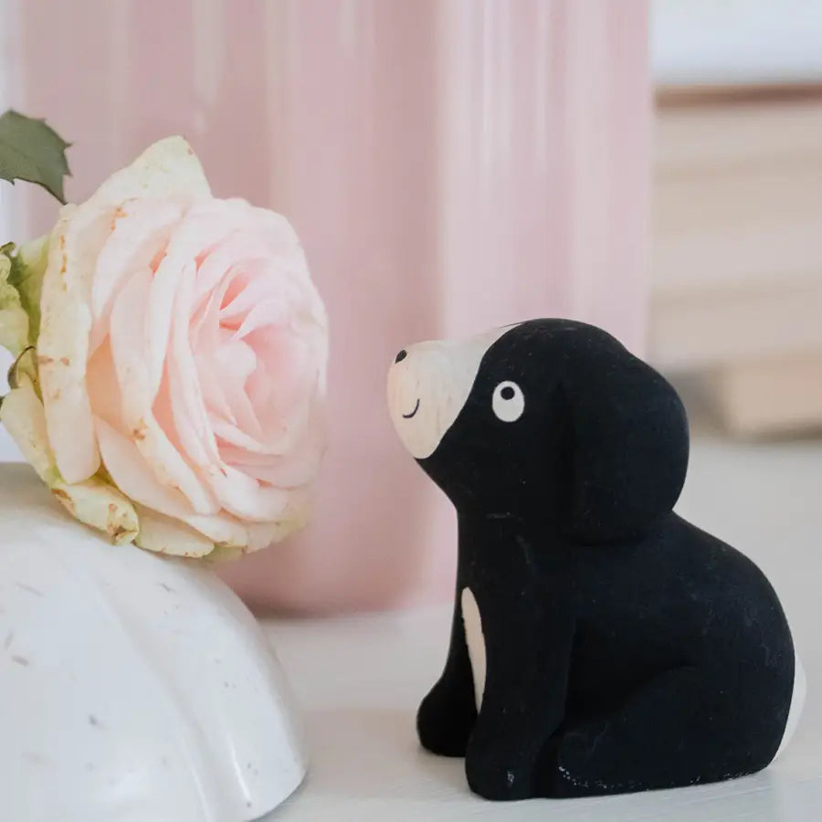 Figurine Chien Beagle en Bois - Animal en bois