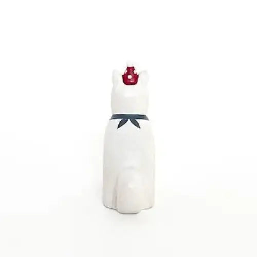 Figura de madera – Perro Akita – Navidad Polepole