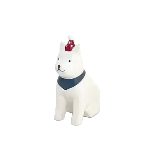 Figurine en bois – Chien Akita – Noël Polepole - FIGURINES