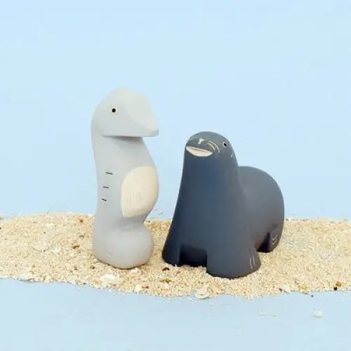 Figurine en bois – Lion de mer – Été - FIGURINES EN BOIS