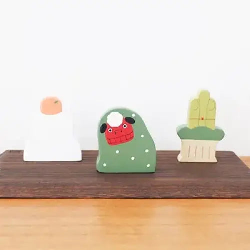 Figurine en bois – UMA – Collection Fortune (lot de 4