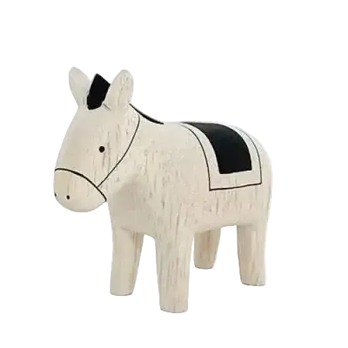 Figurine en bois – UMA noir – Collection Polepole Animal