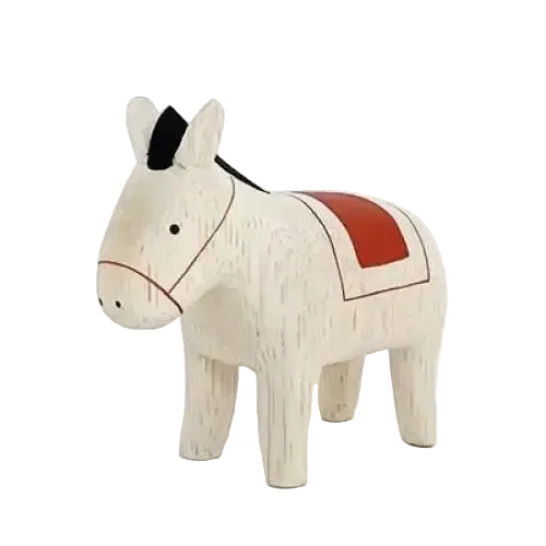 Figurine en bois – UMA rouge – Collection Polepole Animal