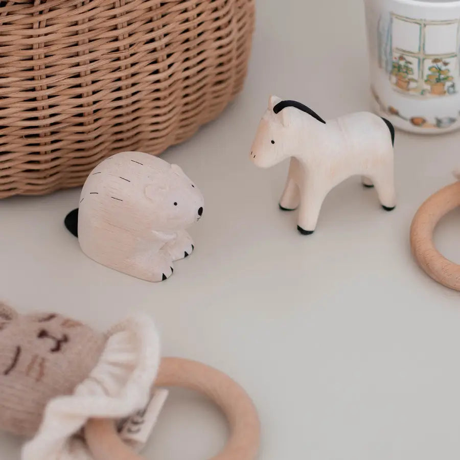 Figurine Poney en Bois - Animal en bois