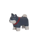 Figurine Shiba de Noël Enfant en Bois