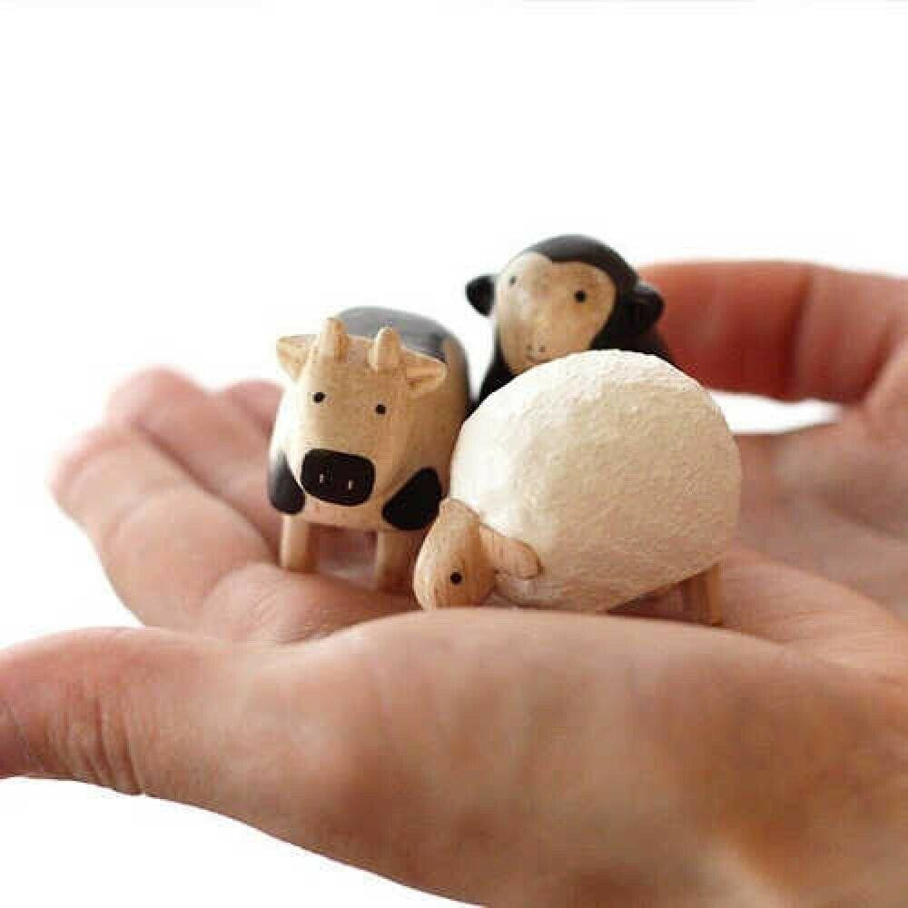 Figurine Set Zodiaque chinois en Bois