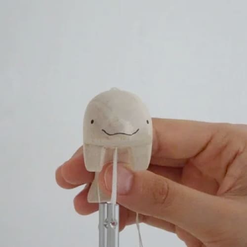 Polepole Wind Chime/ Dolphin - Wooden Animal