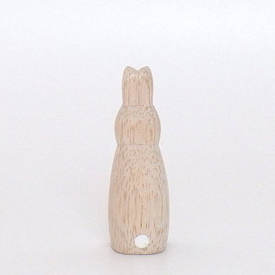 White rabbit standing in wood | Zodiac sign