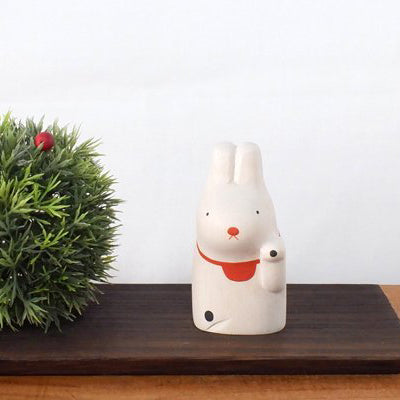Maneki-usagi houten konijn | sterrenbeeld