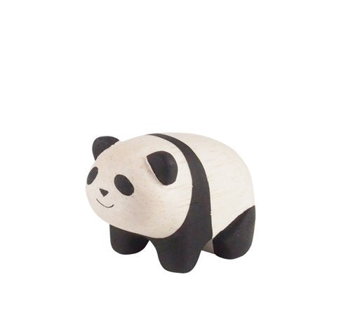 Figurine Panda Enfant en Bois