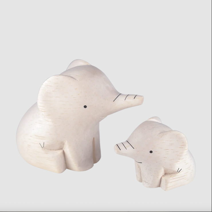 Wooden Elephant Child | Oyako