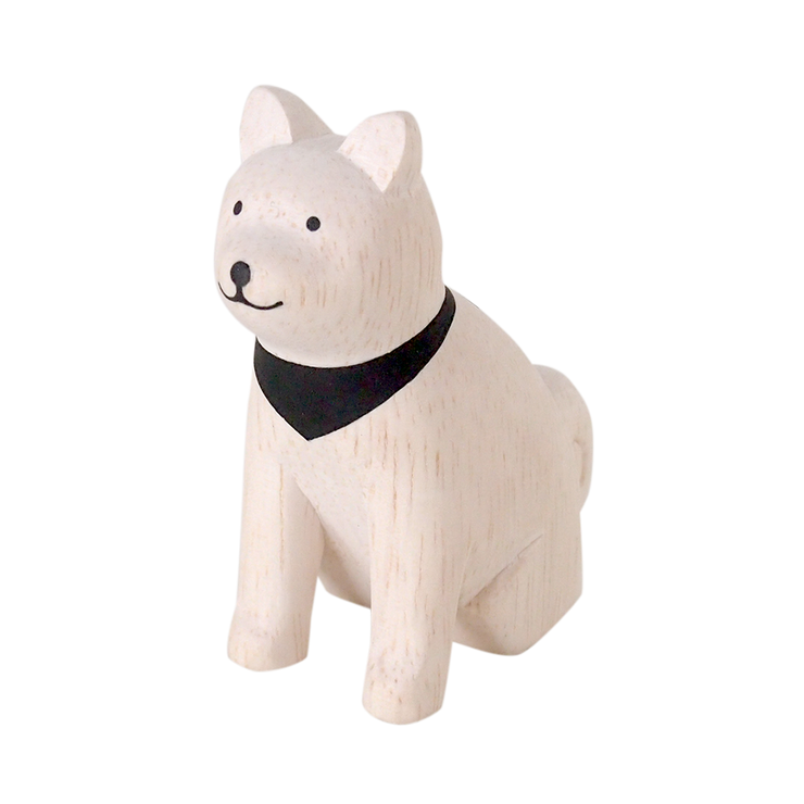 Hölzerner Akita-Hund | Pole Pole