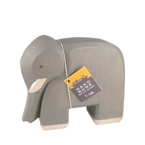 Elefante indiano in legno | HAKOBUNE