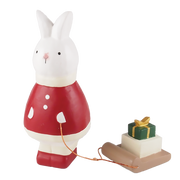 Christmas bunny with gift | T-Lab