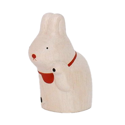 Maneki-usagi houten konijn | sterrenbeeld