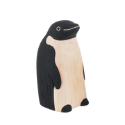 Pingüino padre de madera | Oyako