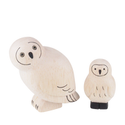 wooden owl family | Oyako