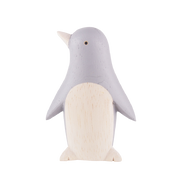 Grauer Pinguin aus Holz | Pole Pole