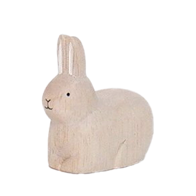 weißes kaninchen, das im holz sitzt | Sternzeichen