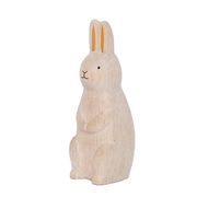Gouden konijn staande in hout | sterrenbeeld