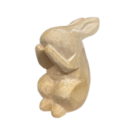 Coniglio di legno grezzo | Fallo da solo